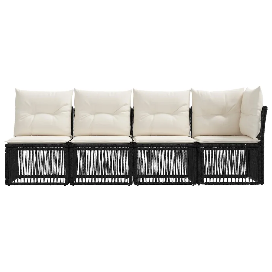 Canapé 4 places avec accoudoir gauche 4 pcs 4-Nombre de places - 4