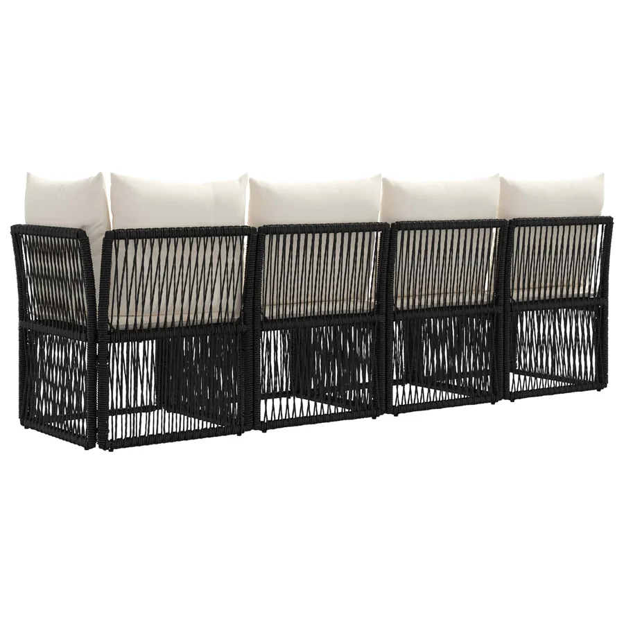 Canapé 4 places avec accoudoir gauche 4 pcs 4-Nombre de places - 6