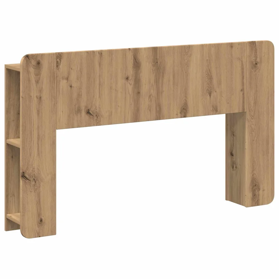 Cabinet de Tête de Lit Chêne artisanal Bois d'ingénierie - 2