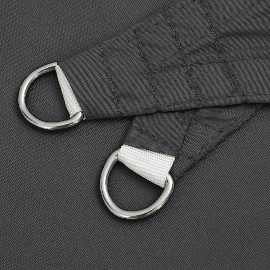 Voile de parasol tissu oxford rectangulaire 2x4 m anthracite - 6