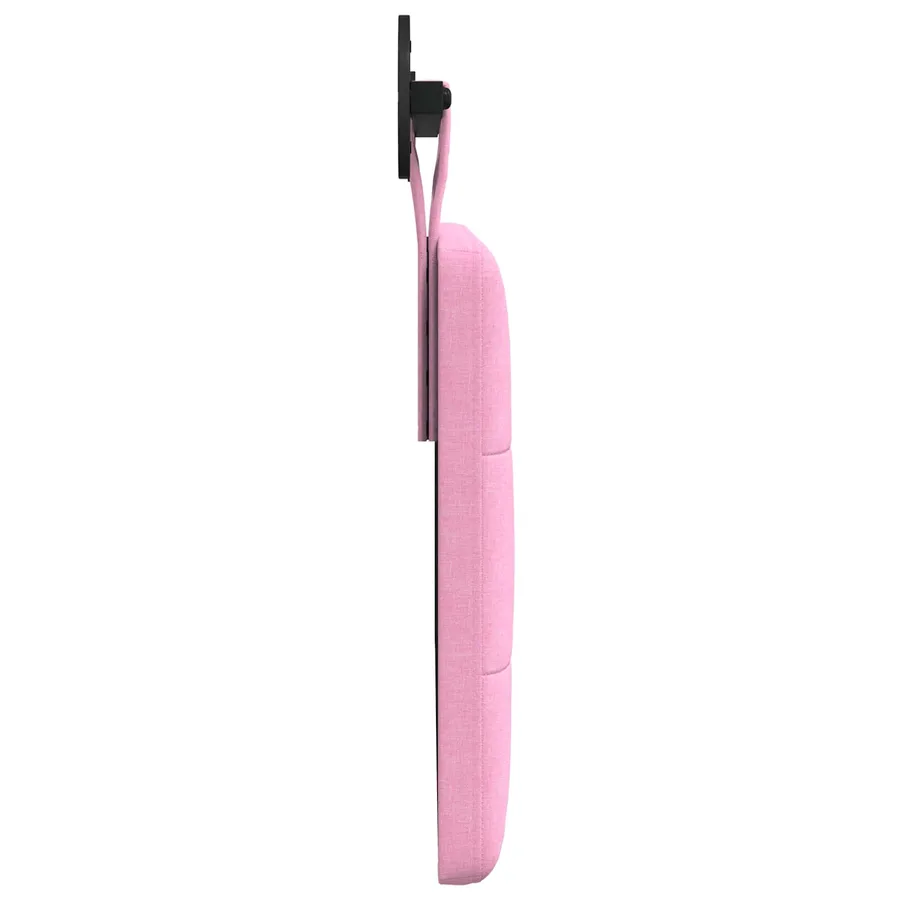 Tête de lit suspendue Rose Tissu - 6