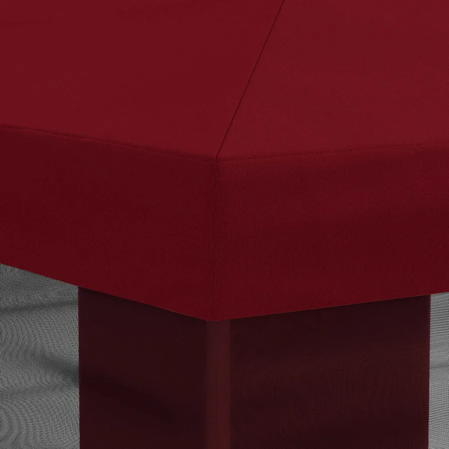 Housse de tonnelle avec murs latéraux Bordeaux 600,5 x 300,5 cm - 7