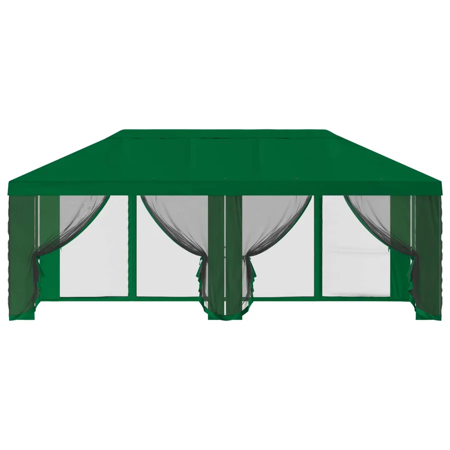Housse de tonnelle avec murs latéraux Vert 600,5 x 300,5 cm - 5