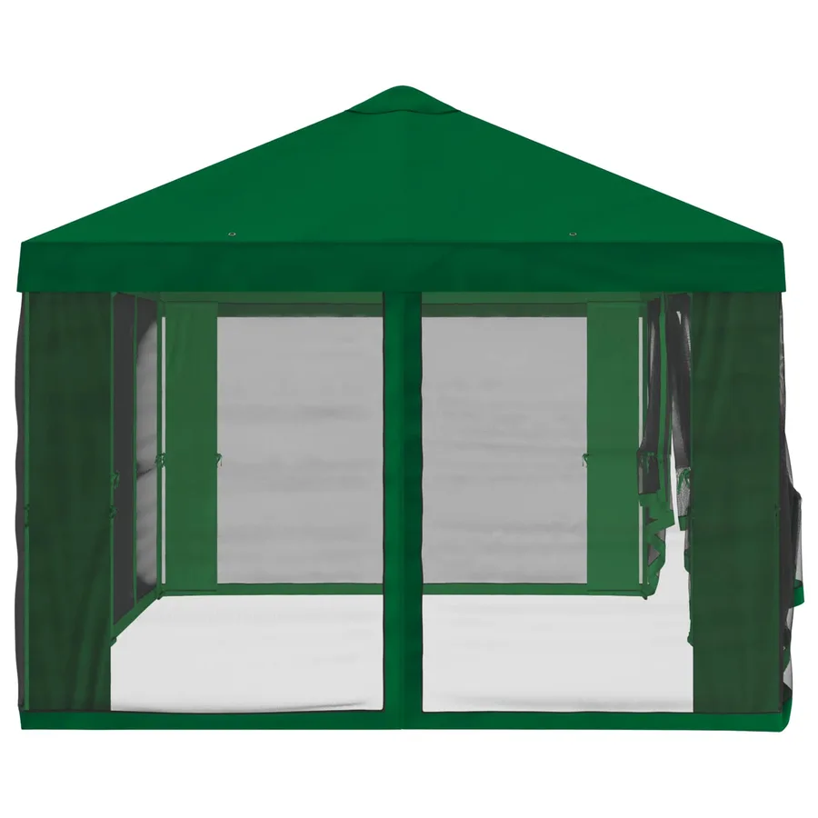 Housse de tonnelle avec murs latéraux Vert 600,5 x 300,5 cm - 6