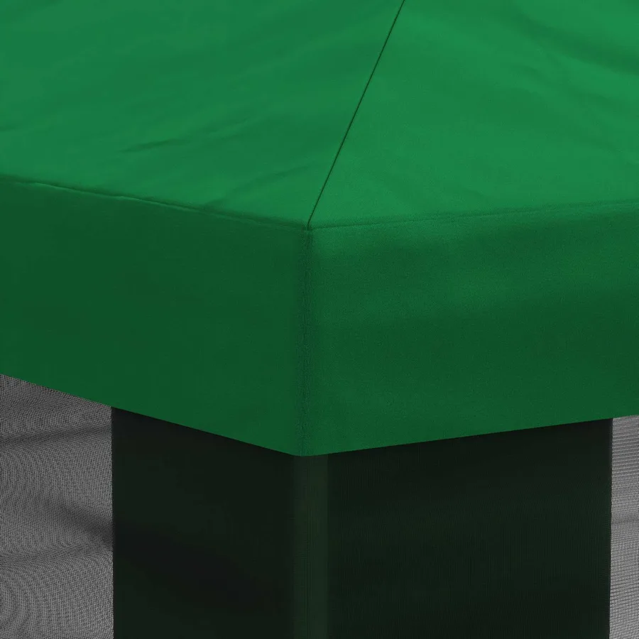 Housse de tonnelle avec murs latéraux Vert 600,5 x 300,5 cm - 7