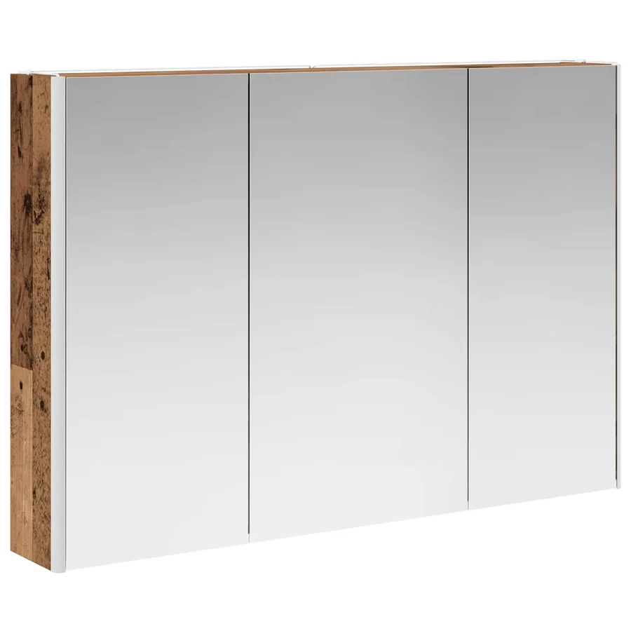 Ensemble d'armoire de salle de bain 4 pcs Bois ancien - 7