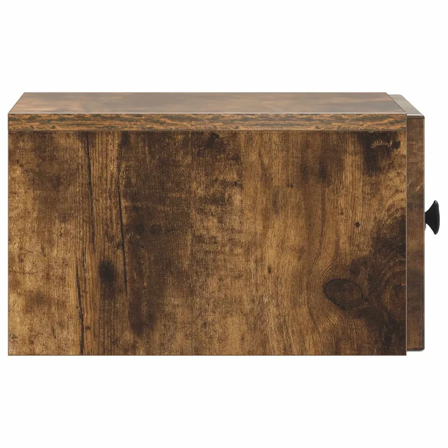Cabinet de chevet mural Chêne fumé 33 x 34,5 x 20 cm - 6