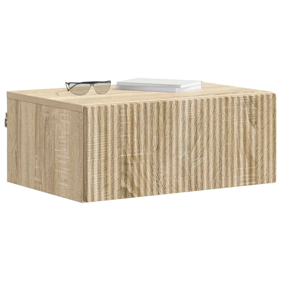 Cabinet de chevet mural Chêne Sonoma 49 x 34,5 x 20 cm - 3