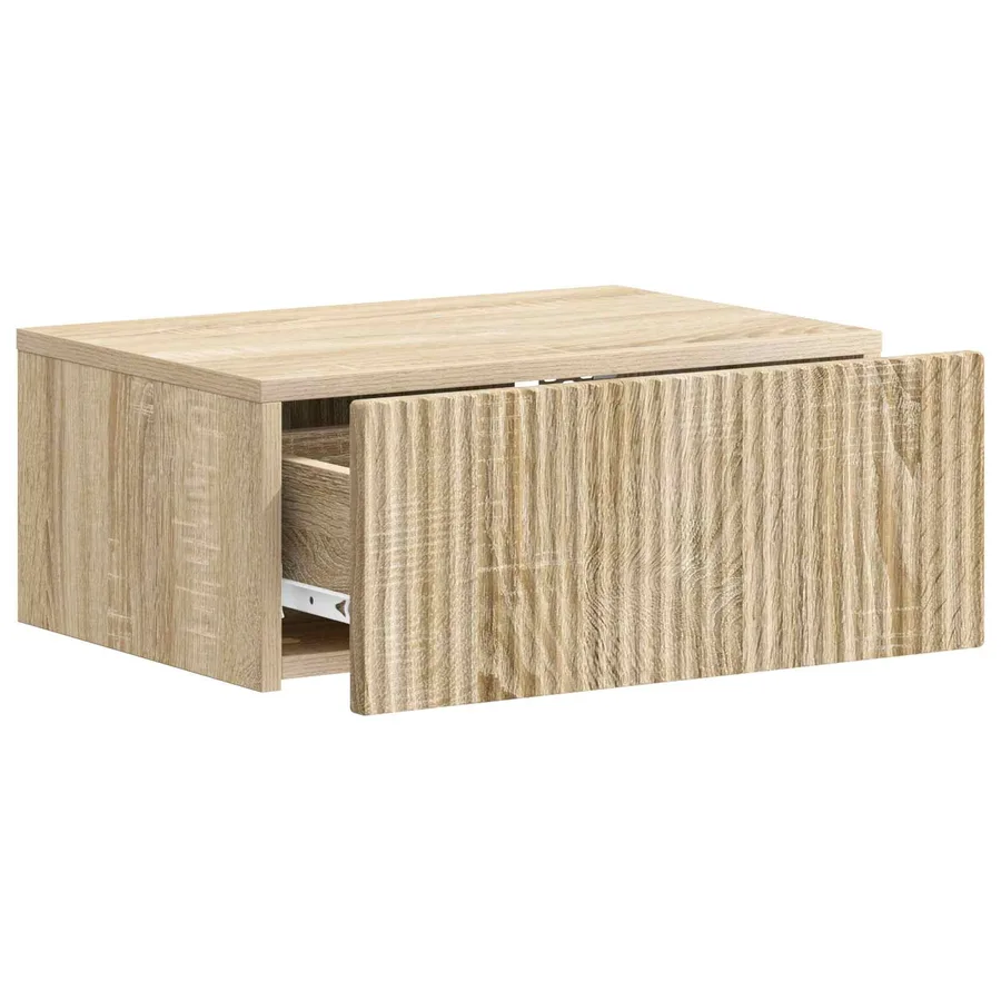 Cabinet de chevet mural Chêne Sonoma 49 x 34,5 x 20 cm - 4