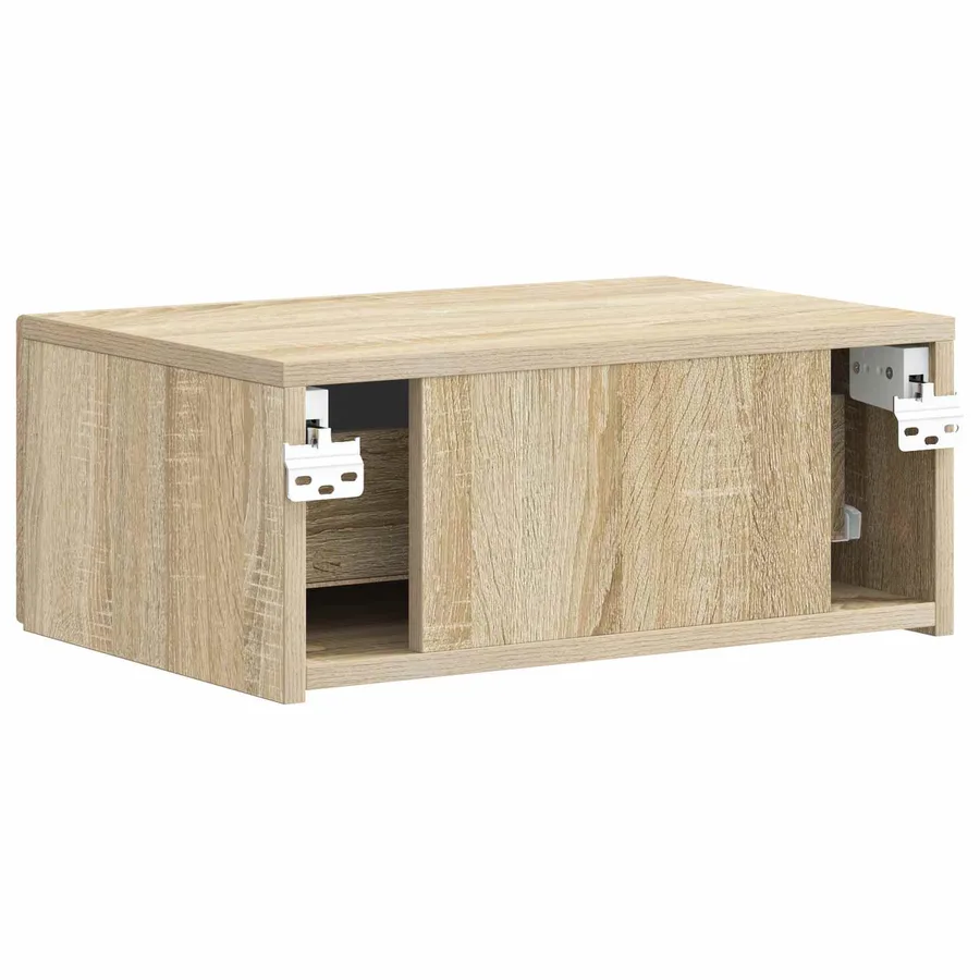 Cabinet de chevet mural Chêne Sonoma 49 x 34,5 x 20 cm - 7