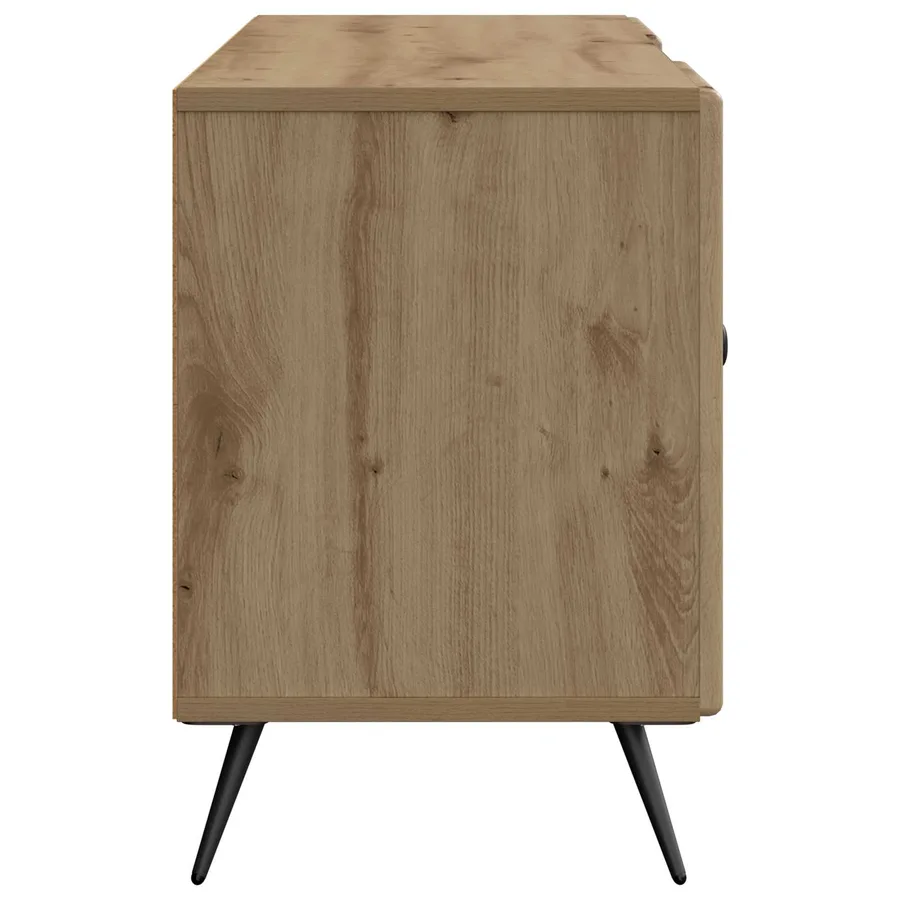 Meuble TV 102 x 34,5 x 50 cm Chêne artisanal Bois d'ingénierie - 7