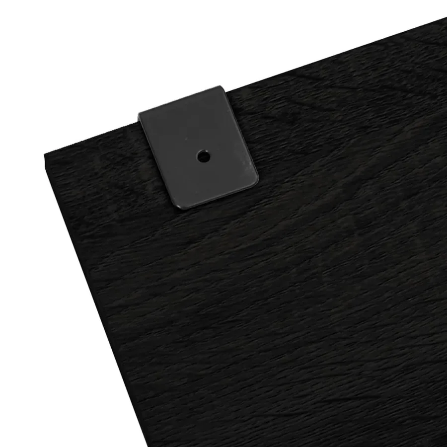 Ensemble de meubles salle de bain 5 pcs noir bois d'ingénierie - 7