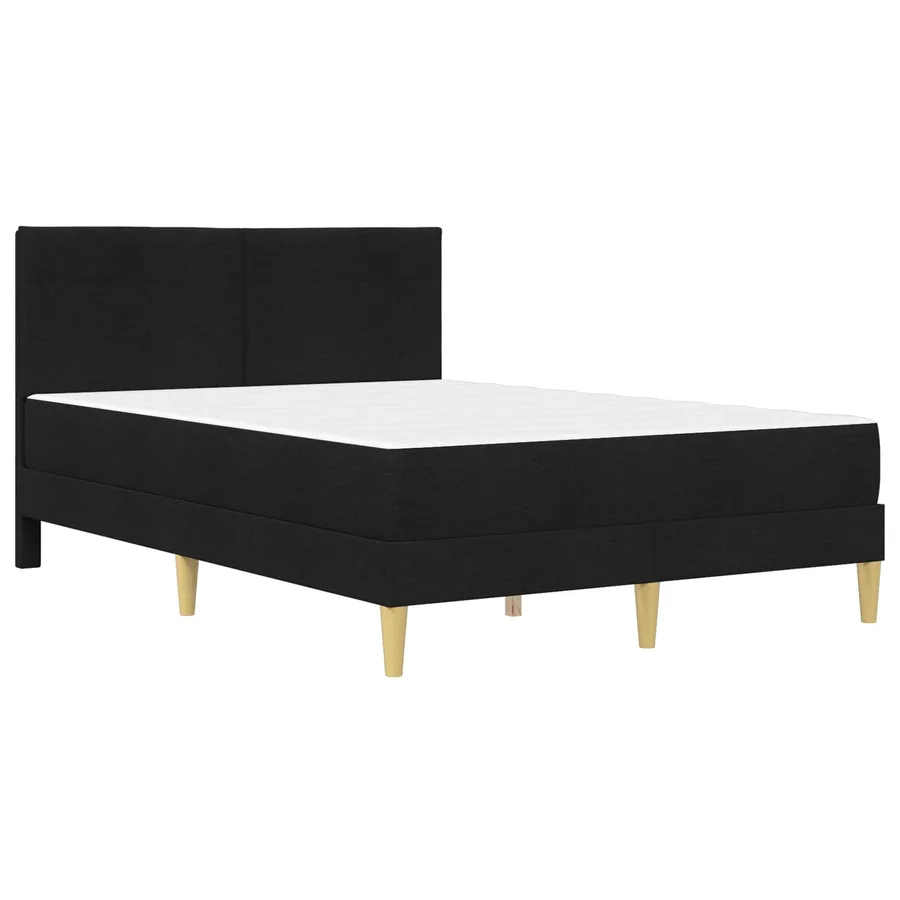 Cadre de lit Noir 120 x 200 cm Polyester - 3