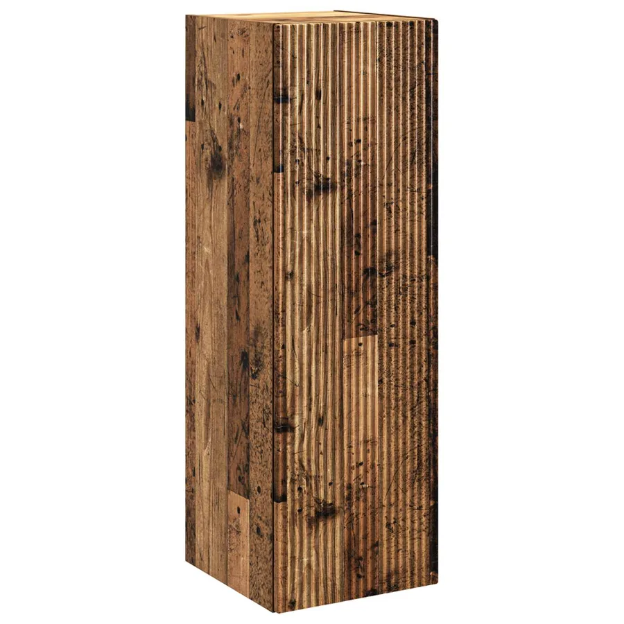 Cabinet de Salle de Bain Mural Bois ancien 33 x 34,5 x 60 cm - 2