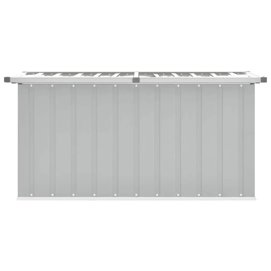 Boîte de rangement de jardin Gris 129x67x65 cm - 5