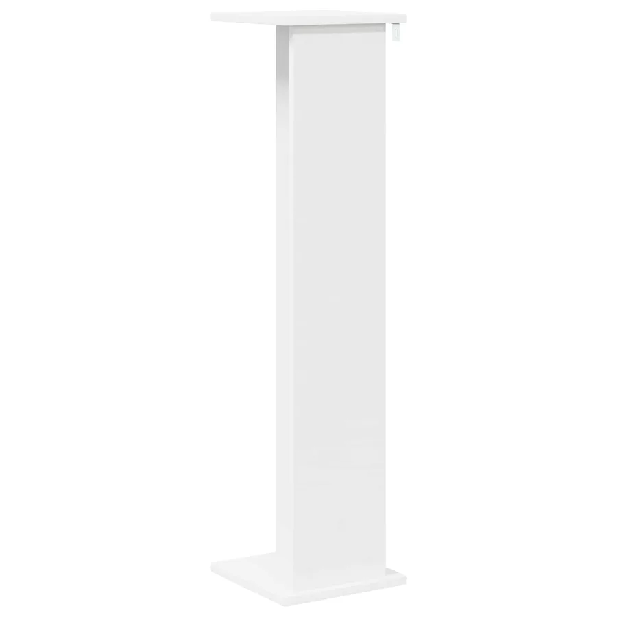 Support de Plante Blanc 25 x 25,5 x 100,5 cm Bois d’ingénierie - 7