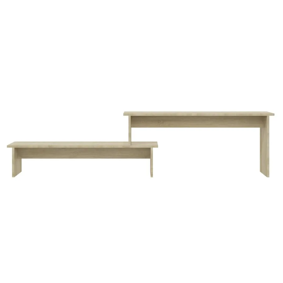 Meuble TV Chêne sonoma 180x30x43 cm Aggloméré - 4