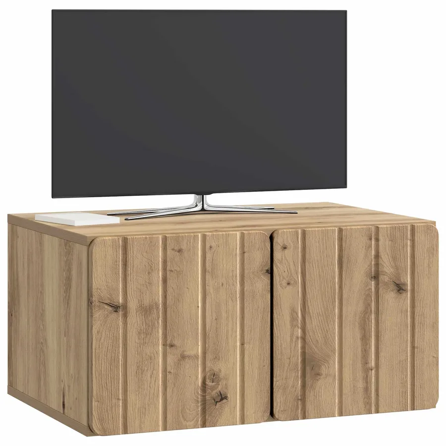 Meuble TV mural 59,5 x 41 x 30 cm Chêne artisanal - 3