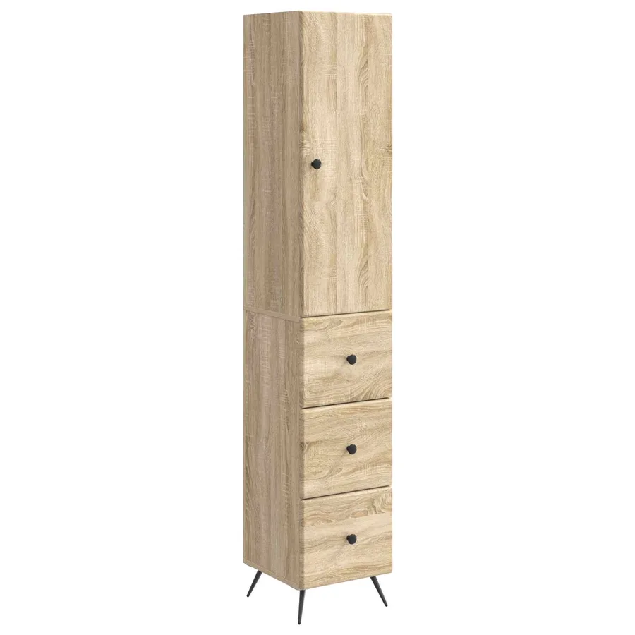 Ensemble de Meubles 2 pcs Chêne Sonoma 34,5 x 34,5 x 90 cm - 2