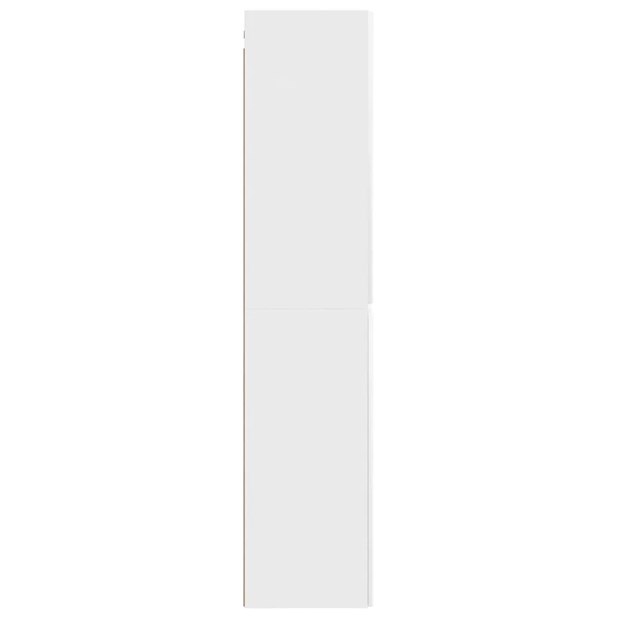 Cabinet de Salle de Bain Mural Blanc brillant - 4