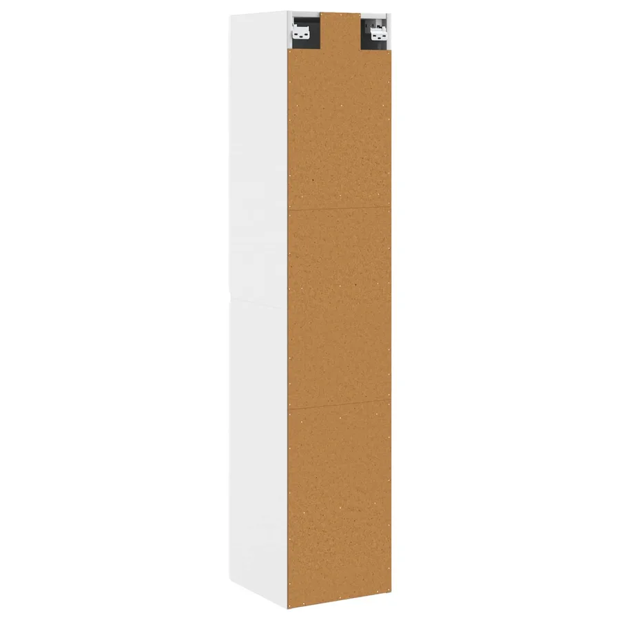 Cabinet de Salle de Bain Mural Blanc brillant - 5