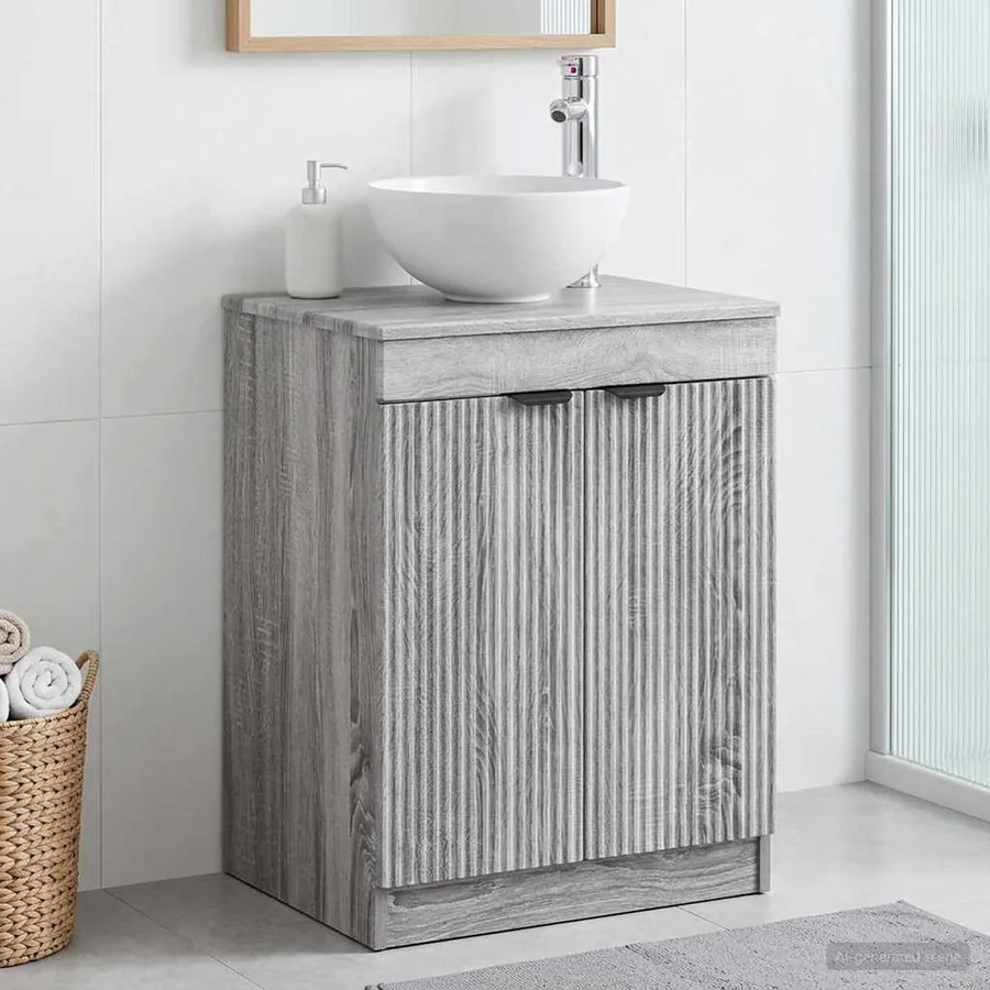 Armoire de salle de bain Sonoma gris 54 x 41 x 70 cm