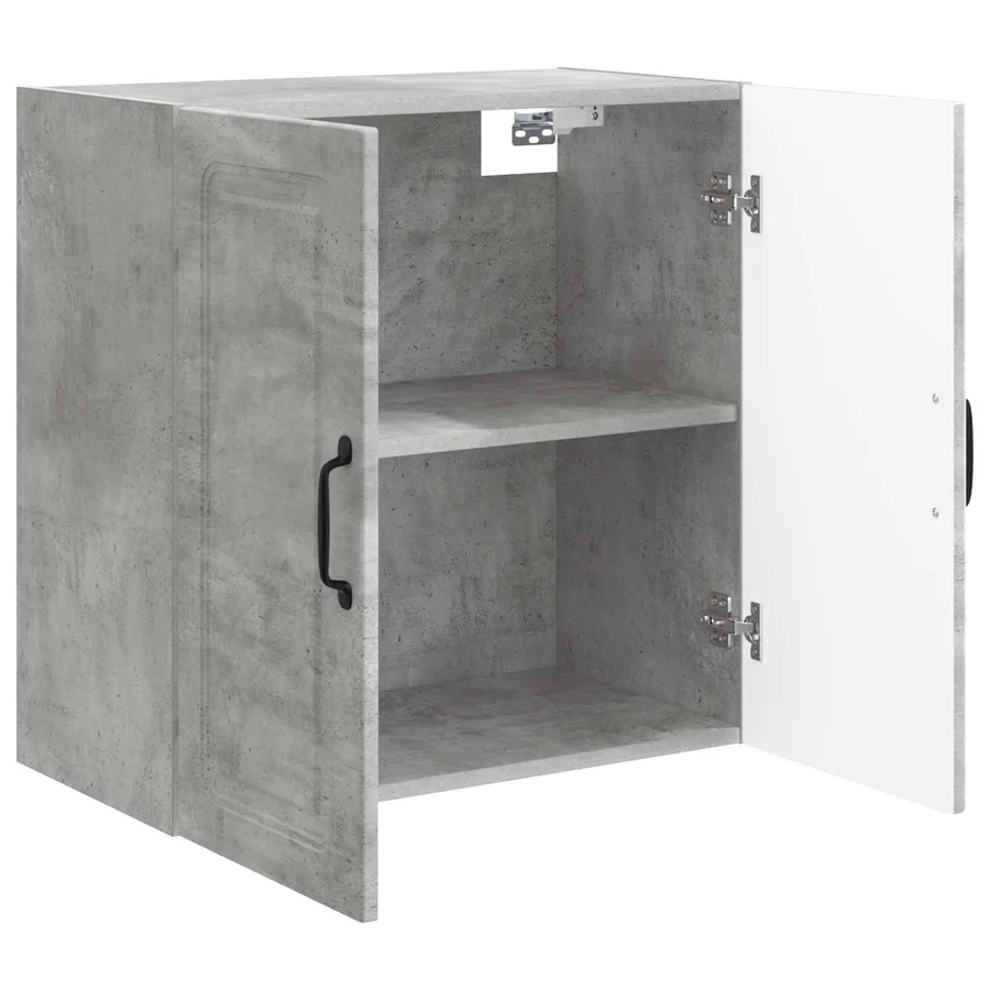 Armoire Murale Gris béton 59 x 31 x 60 cm Bois d'ingénierie - 3