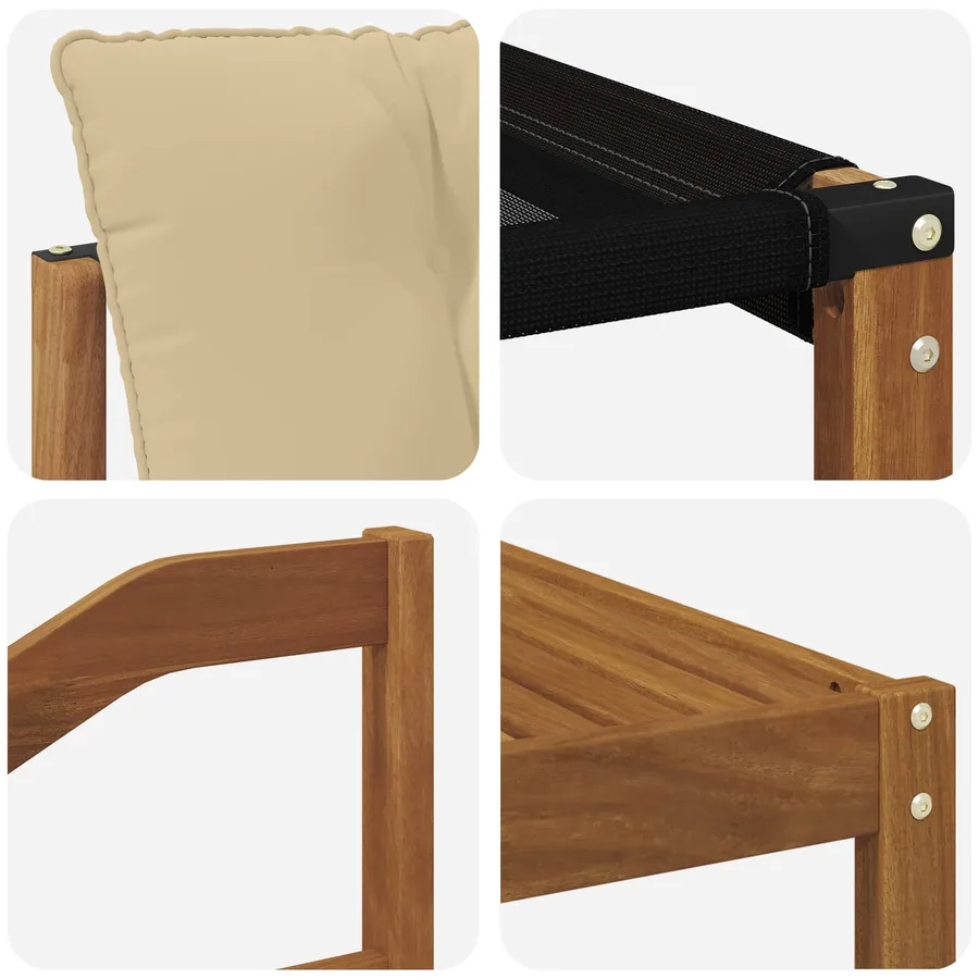 Ensemble de canapés d'extérieur 7 pcs Naturel et Beige - 11