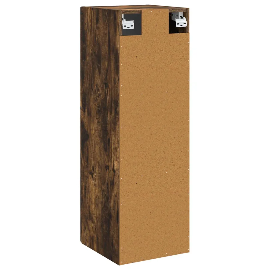 Cabinet de Salle de Bain Mural Chêne fumé 33 x 34,5 x 60 cm - 5