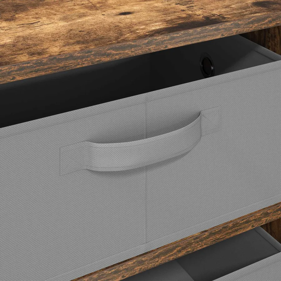 Buffet Chêne fumé 60 x 33,5 x 84 cm - 10
