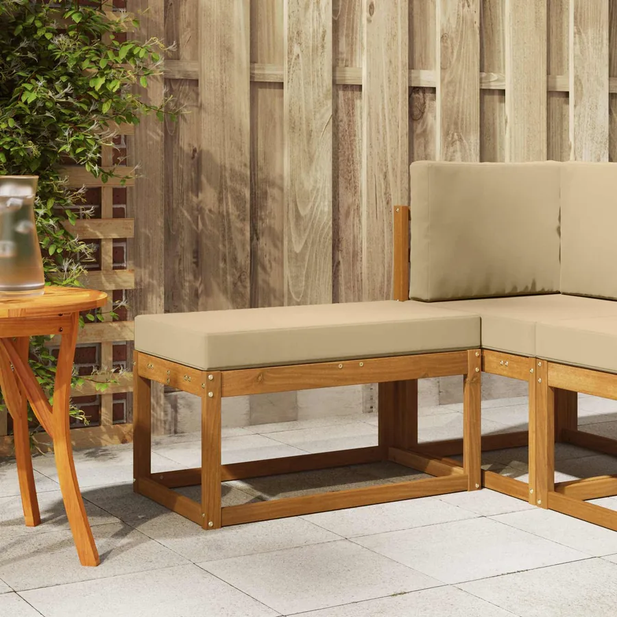 Banc de Jardin Bois d'Acacia Massif Naturel