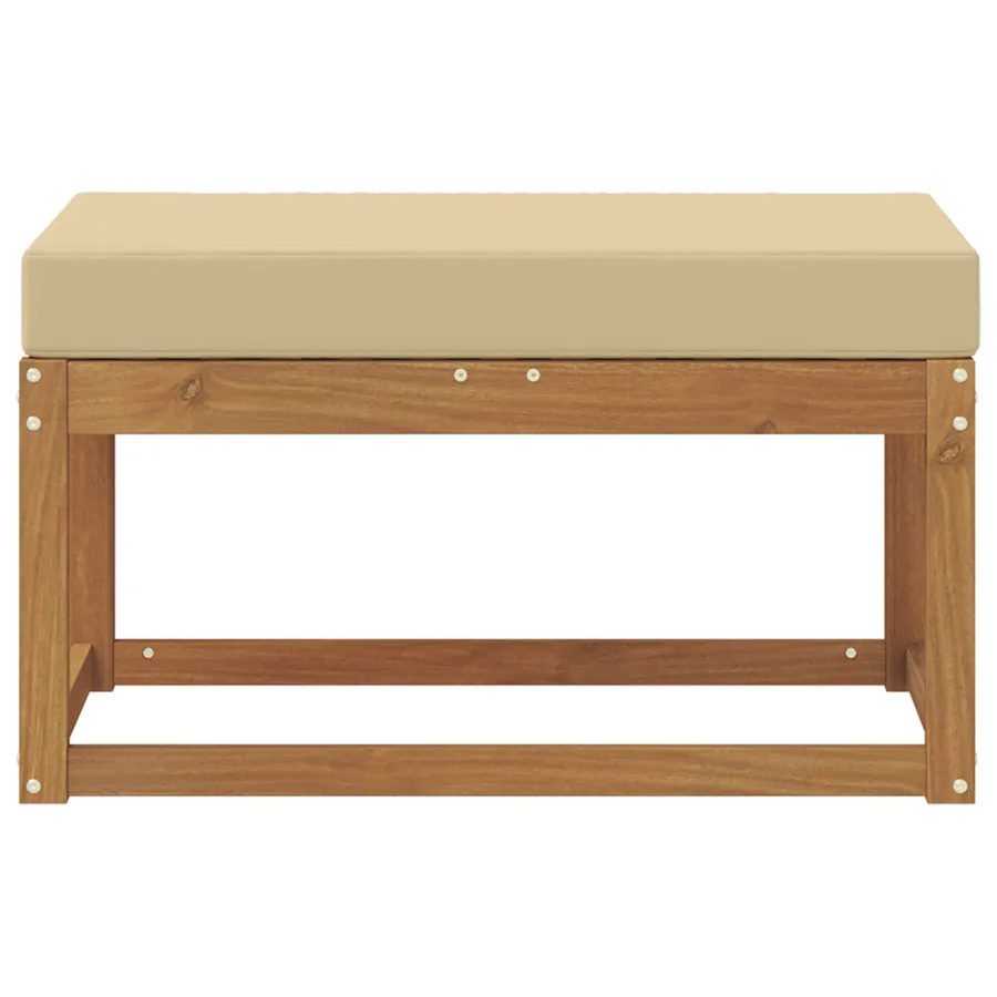 Banc de Jardin Bois d'Acacia Massif Naturel - 3