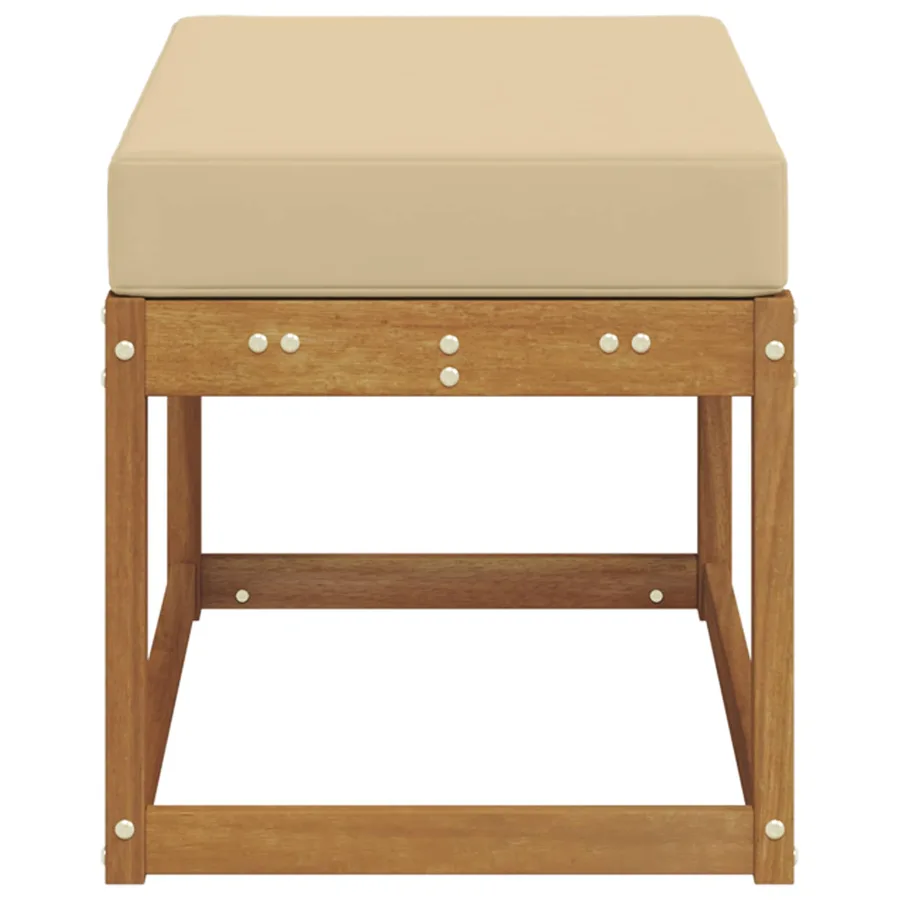 Banc de Jardin Bois d'Acacia Massif Naturel - 4
