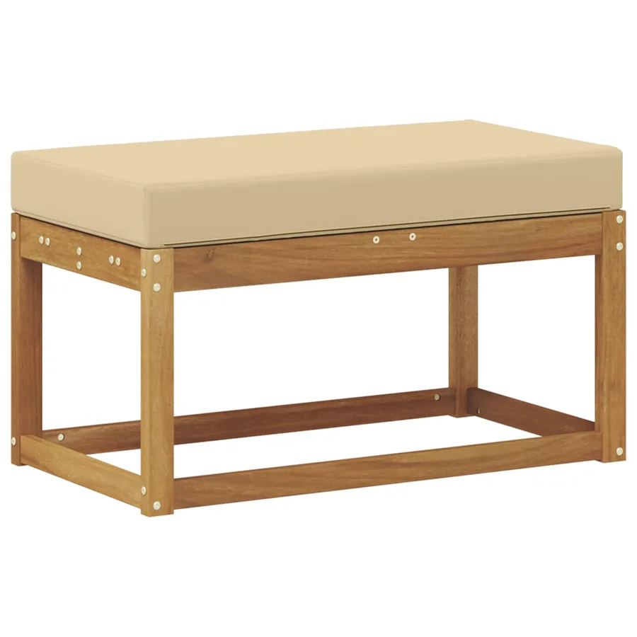 Banc de Jardin Bois d'Acacia Massif Naturel - 5