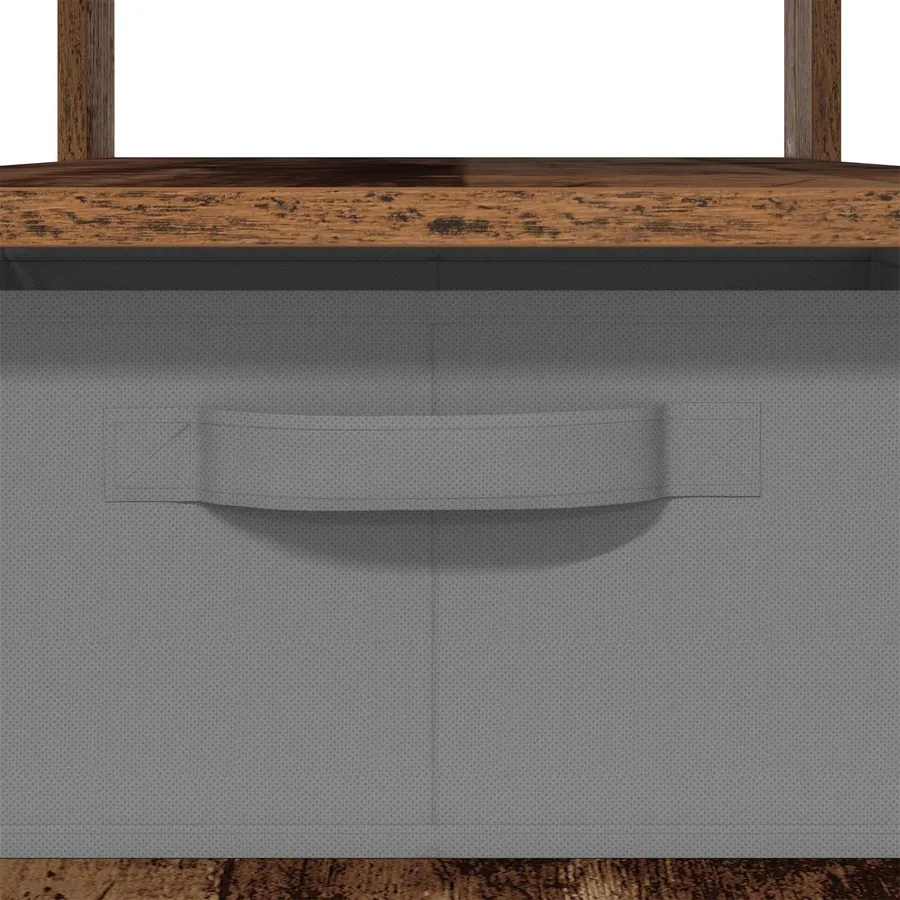 Table basse Bois ancien 77 x 55 x 42 cm Bois d'ingénierie - 9