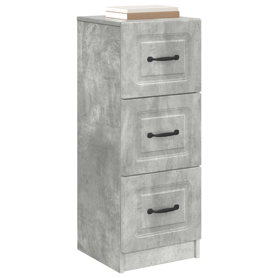 Armoire à tiroirs Gris béton 33 x 34,5 x 87 cm - 3