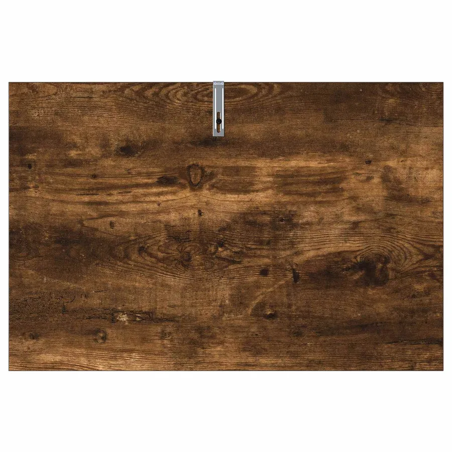 Table d'appoint Chêne fumé 60 x 40 x 65 cm Bois d'ingénierie - 7