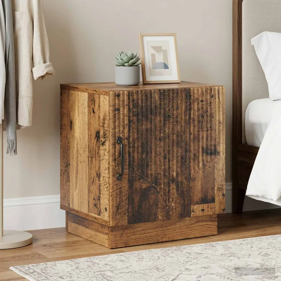 Table de chevet 2 pcs Bois ancien 43 x 34,5 x 47 cm - 4