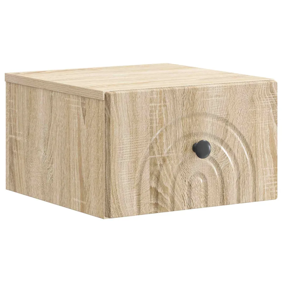 Cabinet de chevet mural Chêne Sonoma 33 x 34,5 x 20 cm - 2