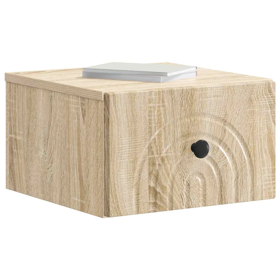 Cabinet de chevet mural Chêne Sonoma 33 x 34,5 x 20 cm - 3