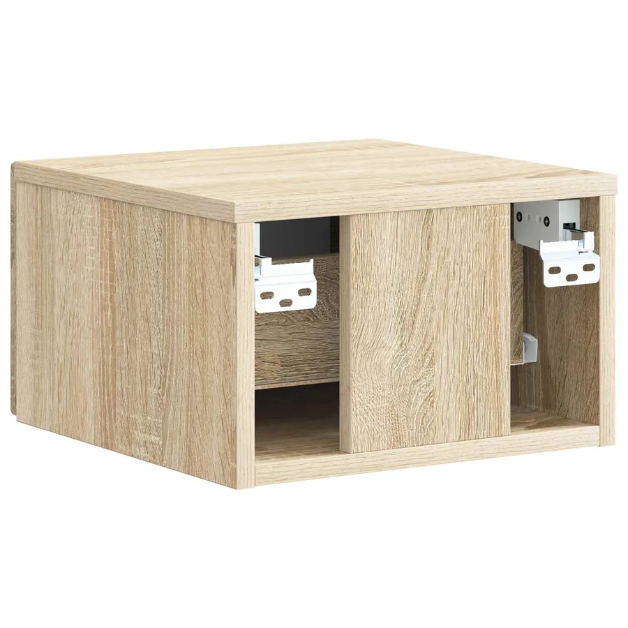 Cabinet de chevet mural Chêne Sonoma 33 x 34,5 x 20 cm - 7