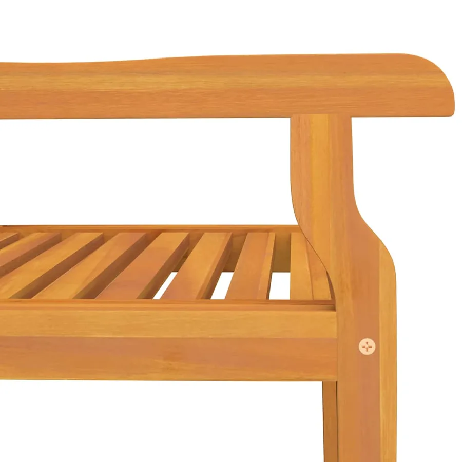 Ensemble à manger de jardin 5 pcs Bois d'acacia solide - 9
