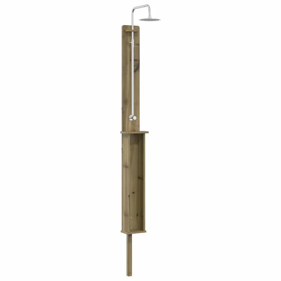 Douche d'extérieur 246 cm Naturel - 2