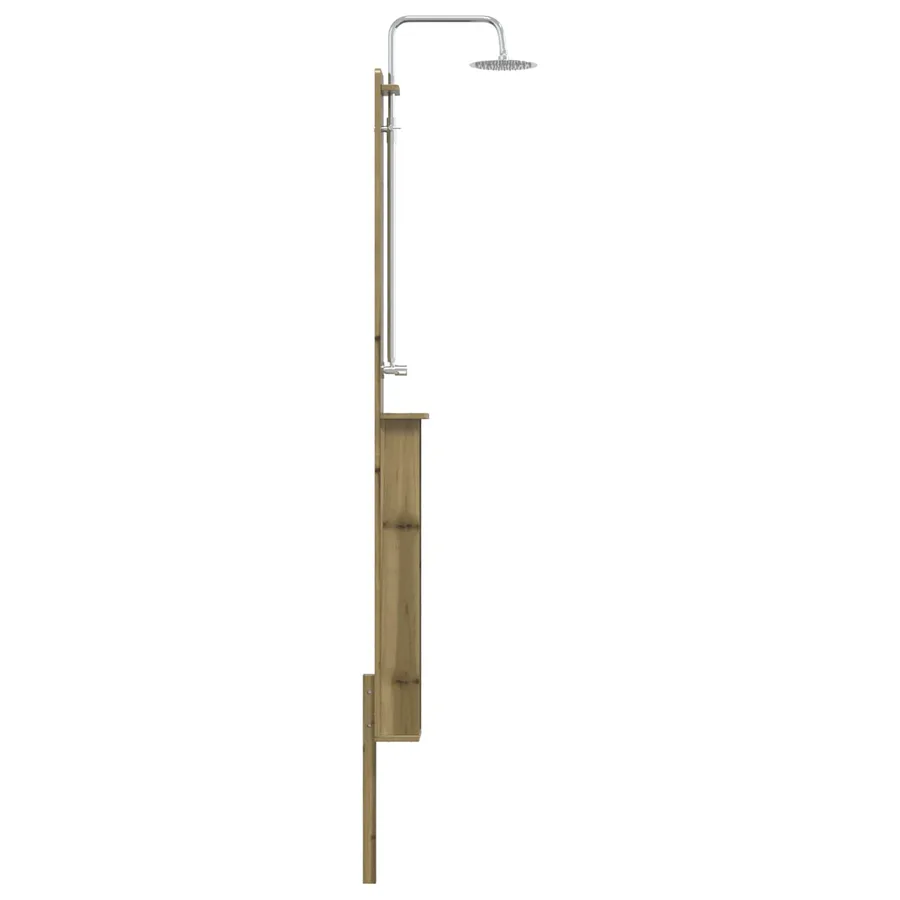 Douche d'extérieur 246 cm Naturel - 5