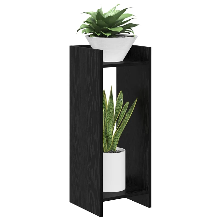 Support de Plante 2 pc Chêne Noir 30 x 30 x 80 cm - 3