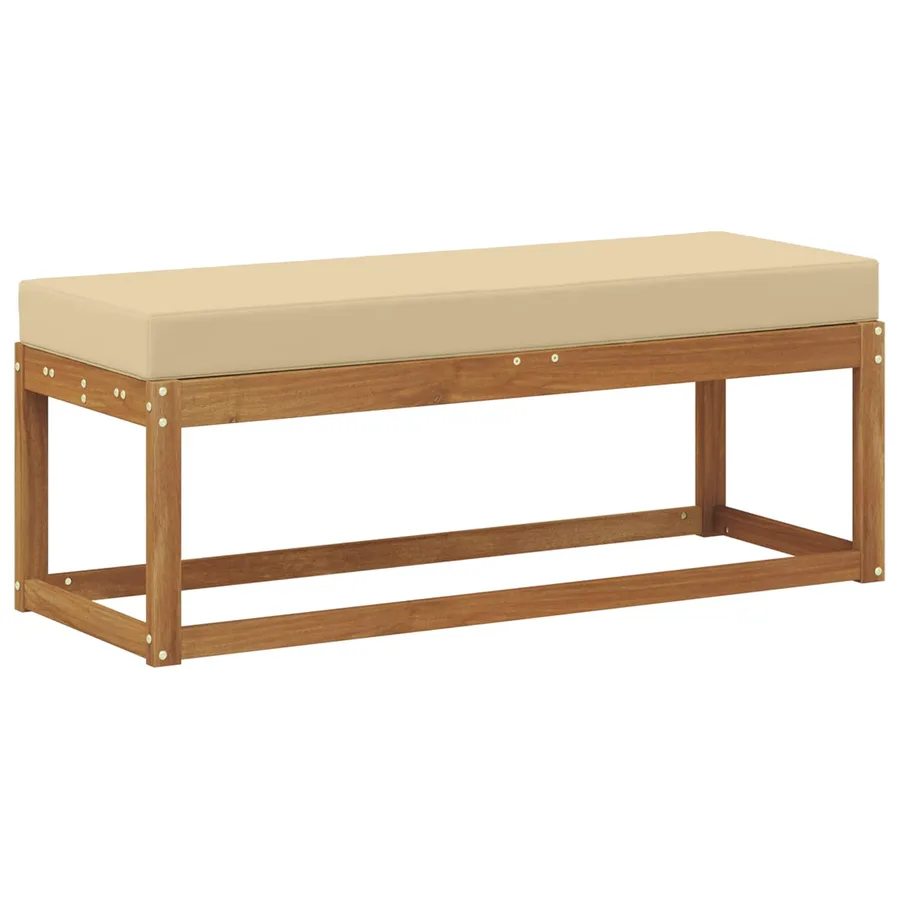 Banc de Jardin Bois d'Acacia Massif Naturel - 2