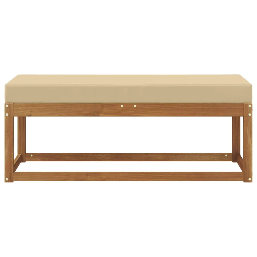 Banc de Jardin Bois d'Acacia Massif Naturel - 3