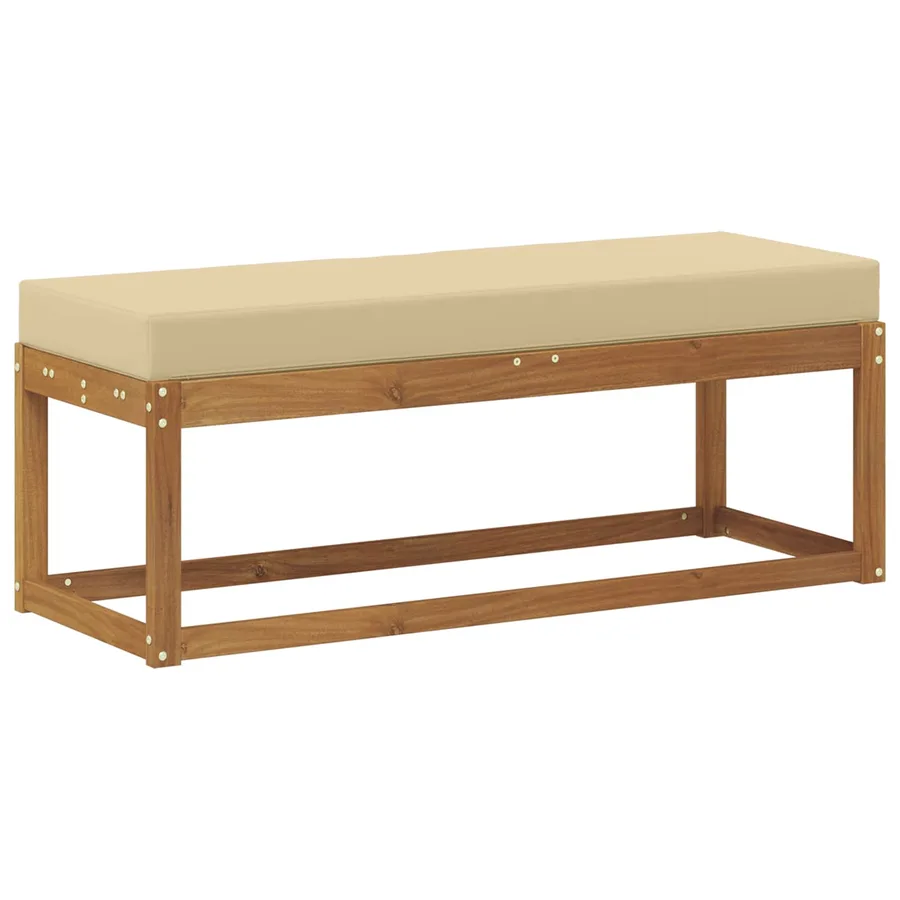 Banc de Jardin Bois d'Acacia Massif Naturel - 5