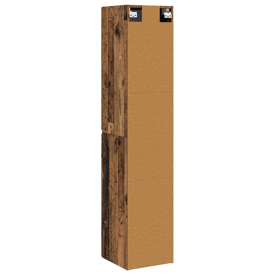 Cabinet de Salle de Bain Mural Bois ancien 33 x 34,5 x 160 cm - 5