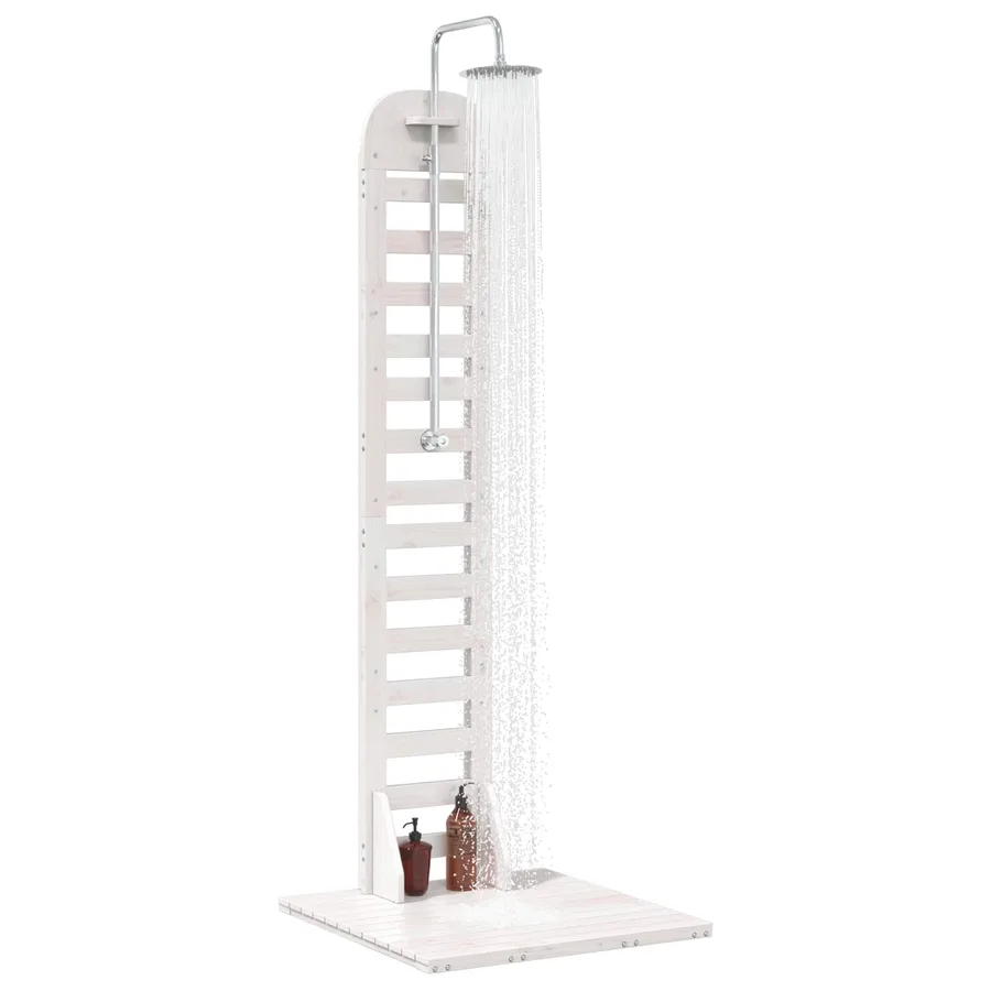 Douche d'extérieur 223 cm Blanc - 3